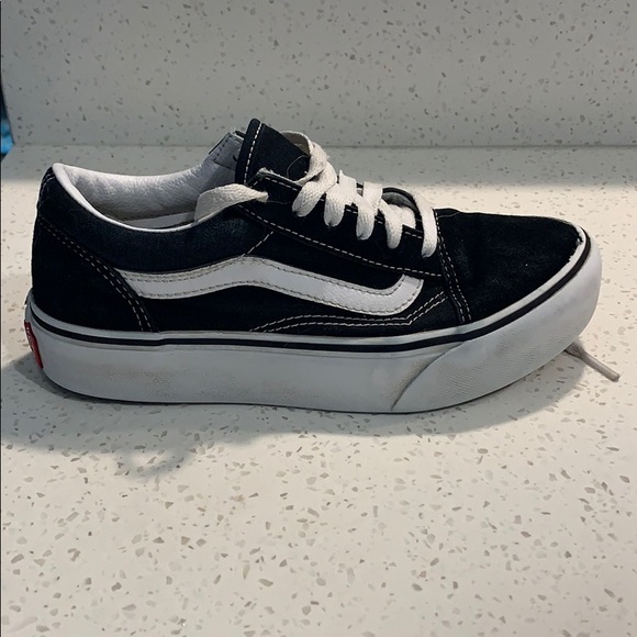 kids platform vans